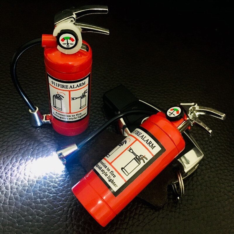 Fire Extinguisher Torch Lighter - The Crazies Lighter Collection Gray handle