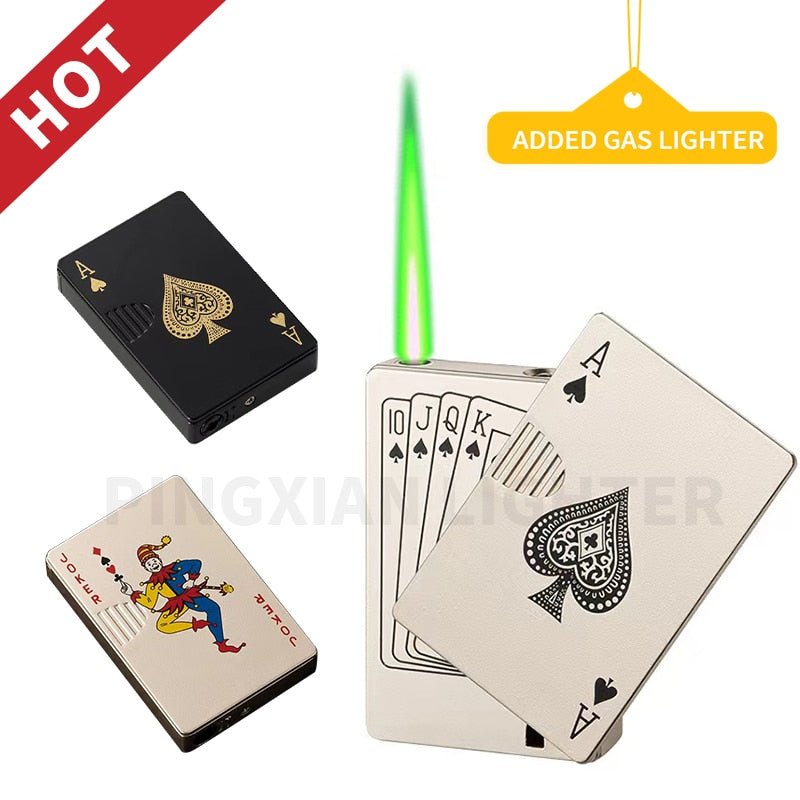 Flame Novel Poker Card Lighter - The Crazies Lighter Collection♠️ Ace of Spades