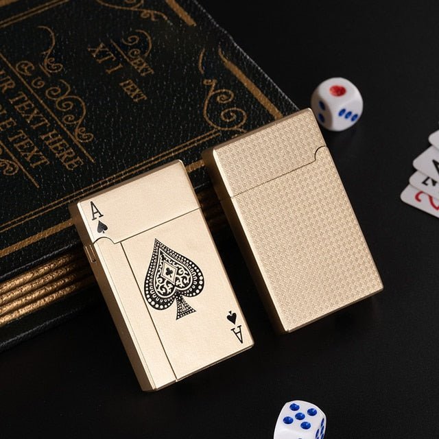 Flame Novel Poker Card Lighter - The Crazies Lighter Collection♠️ Ace of Spades