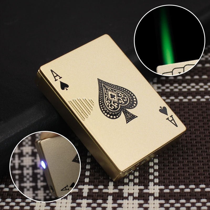 Flame Novel Poker Card Lighter - The Crazies Lighter Collection♠️ Ace of Spades