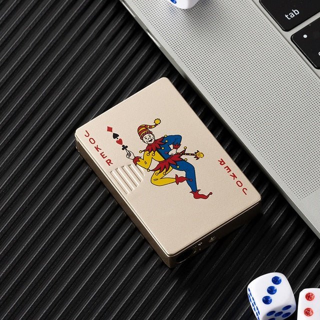 Flame Novel Poker Card Lighter - The Crazies Lighter Collection🤯 Joking Joker🃏