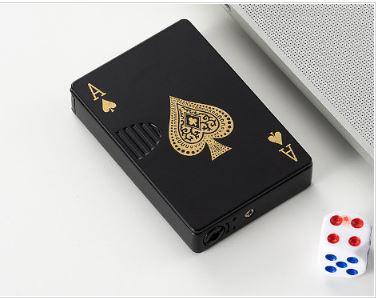 Flame Novel Poker Card Lighter - The Crazies Lighter Collection✨Legendary ACE of Spades✨