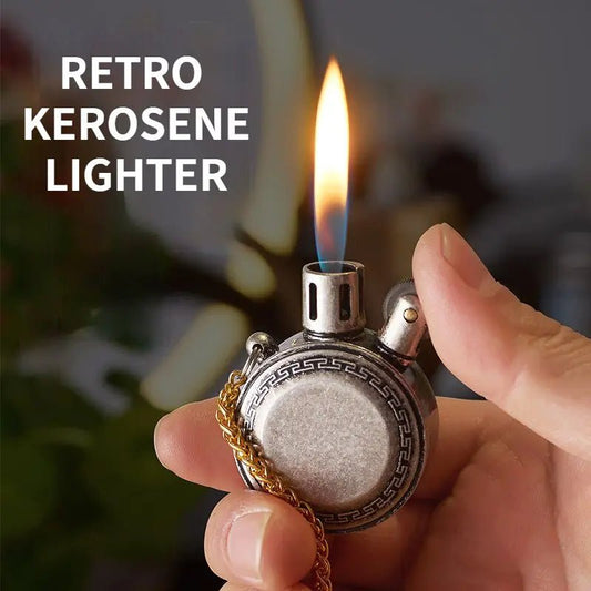 Retro Pocket Mini Lighter - The Crazies Lighter Collection Silvery