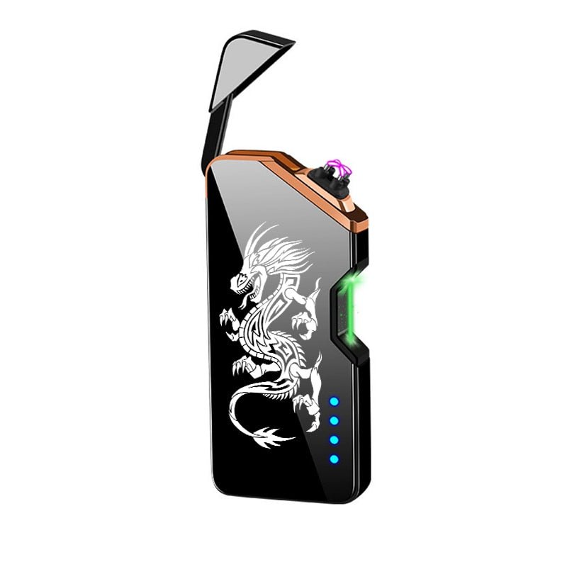 Windproof Rechargeable Flameless plasma Lighter - The Crazies Lighter CollectionBlue Dragon