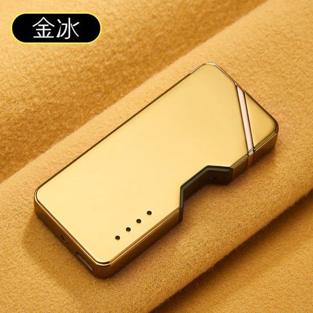 Windproof Rechargeable Flameless plasma Lighter - The Crazies Lighter CollectionPolishing Gold